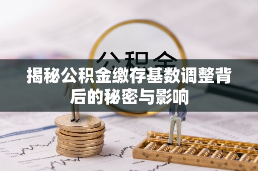 八宿揭秘公积金缴存基数调整背后的秘密与影响