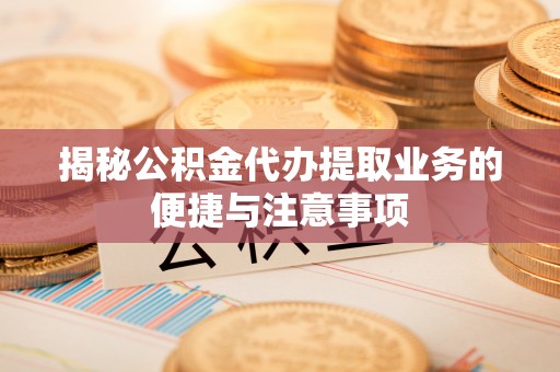 八宿揭秘公积金代办提取业务的便捷与注意事项