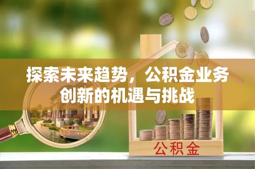 八宿探索未来趋势，公积金业务创新的机遇与挑战