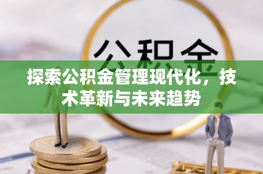 八宿探索公积金管理现代化，技术革新与未来趋势