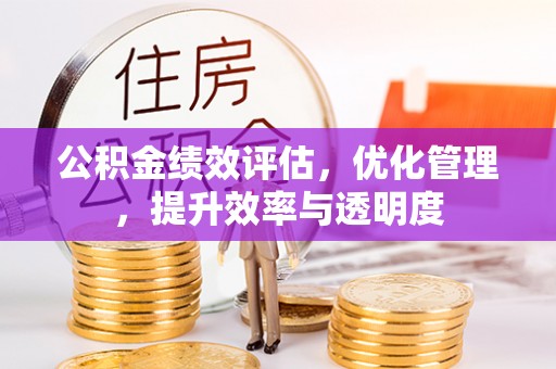 八宿公积金绩效评估，优化管理，提升效率与透明度