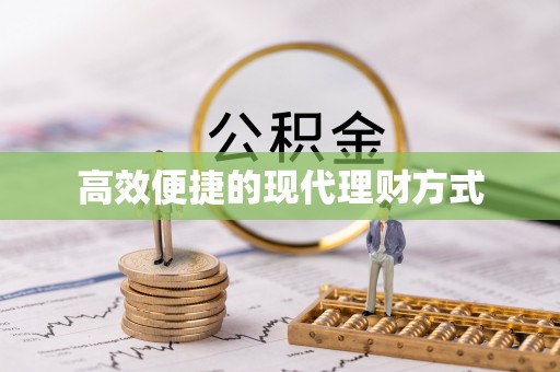 八宿高效便捷的现代理财方式