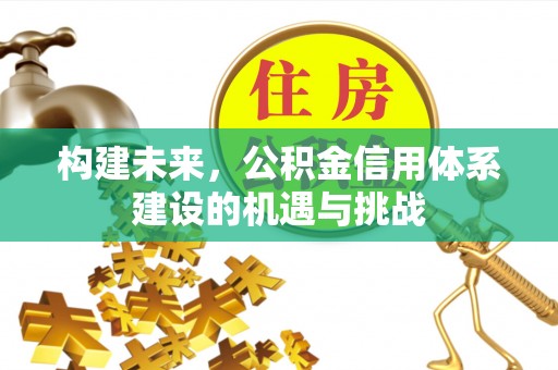 八宿构建未来，公积金信用体系建设的机遇与挑战
