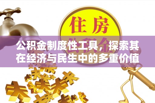 八宿公积金制度性工具，探索其在经济与民生中的多重价值