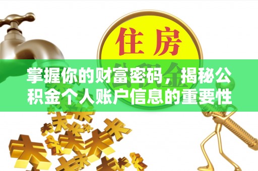 八宿掌握你的财富密码，揭秘公积金个人账户信息的重要性
