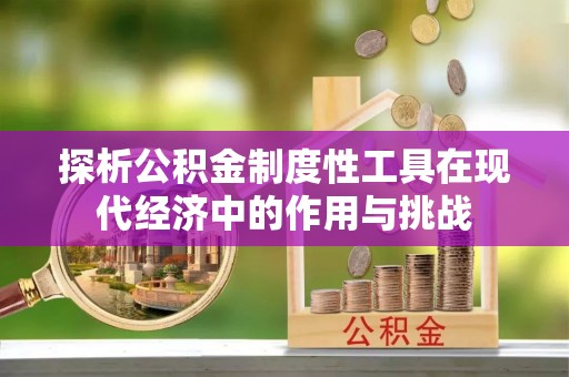 八宿探析公积金制度性工具在现代经济中的作用与挑战