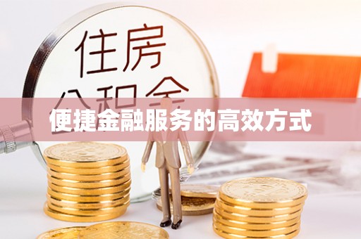 八宿便捷金融服务的高效方式