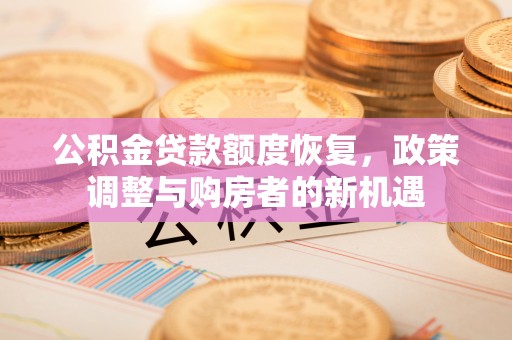 八宿公积金贷款额度恢复，政策调整与购房者的新机遇