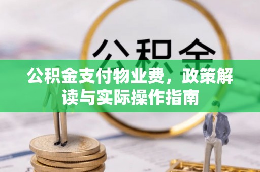 八宿公积金支付物业费，政策解读与实际操作指南