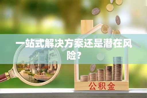 八宿一站式解决方案还是潜在风险？